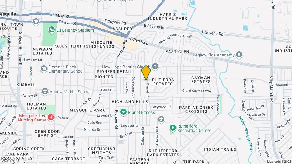 711 Darnel Ln Map and Location Details