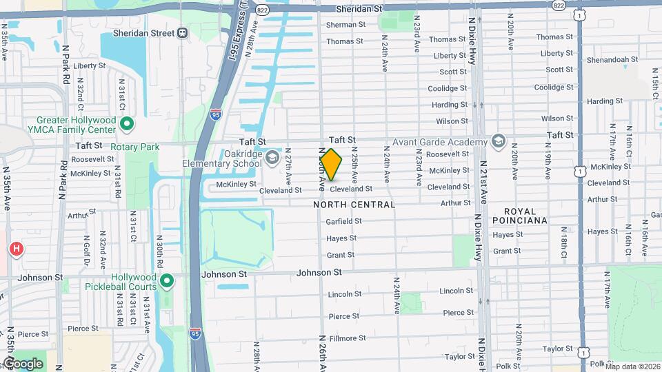 2539 Cleveland St Map and Location Details