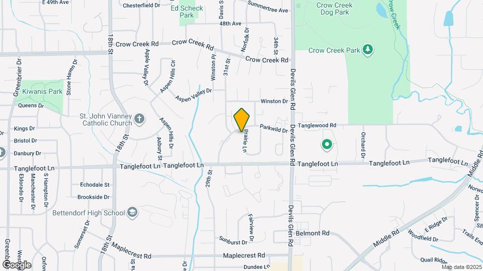 3835 Prairie Ln Map and Location Details