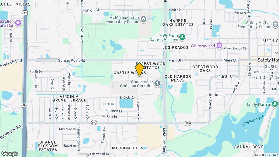 1840 Oak Forest Dr W Map and Location Details