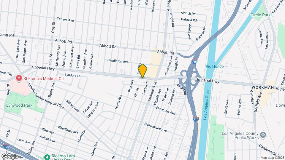4310-4326 E Imperial Hwy Mapa y Detalles de la Ubicación