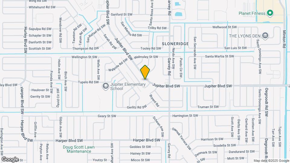 2158 Jupiter Blvd SW Map and Location Details