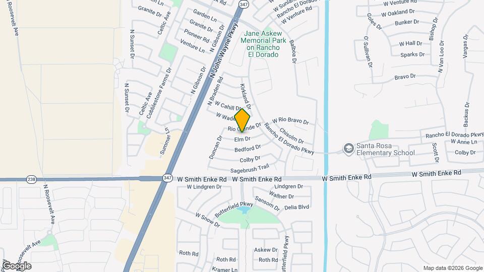 43738 Elm Dr Map and Location Details