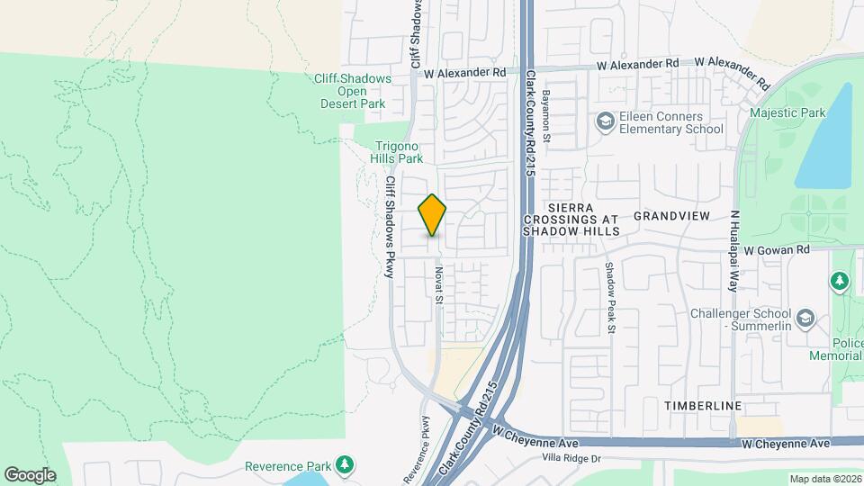 3616 Starlight Evening St Mapa y Detalles de la Ubicación