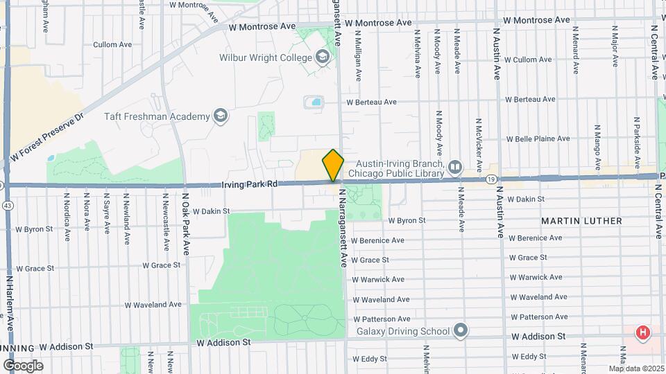 6417 W Irving Park Rd Map and Location Details