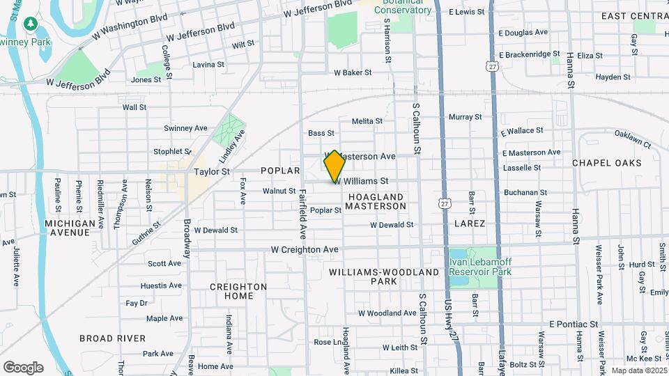 411 W Williams St Map and Location Details