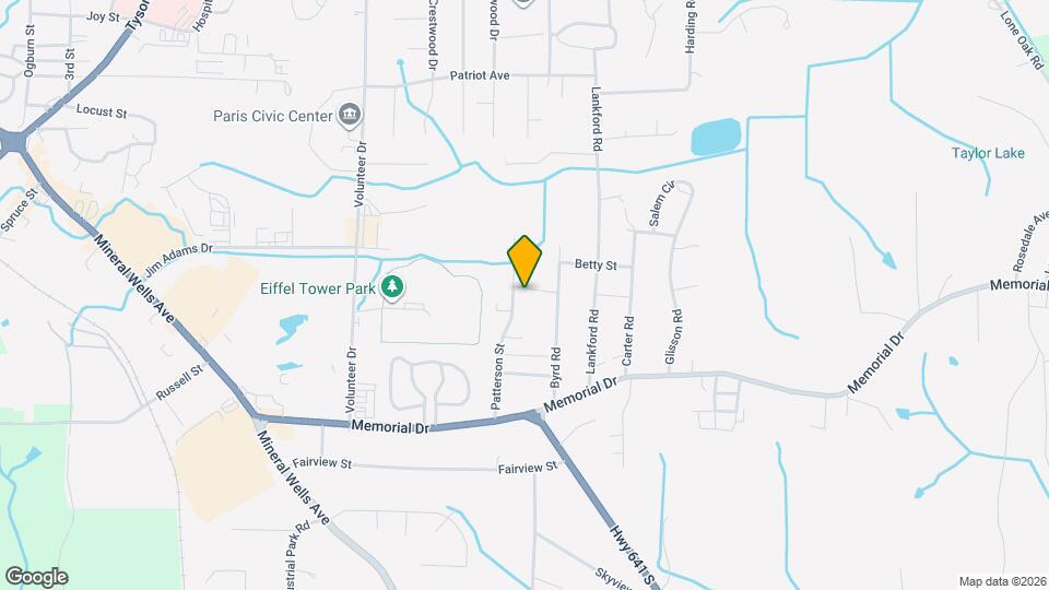 222 Patterson St Map and Location Details