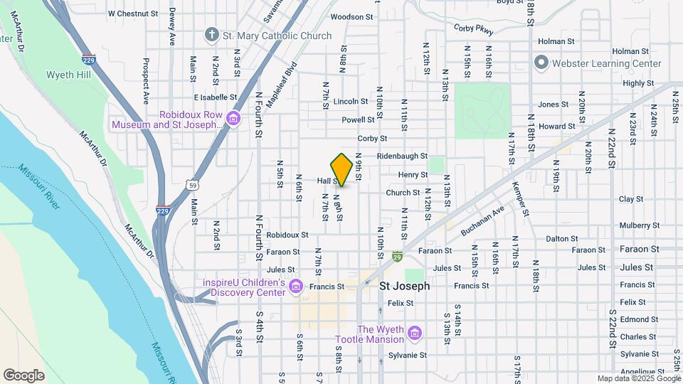 635-641 N 8th St Mapa y Detalles de la Ubicación