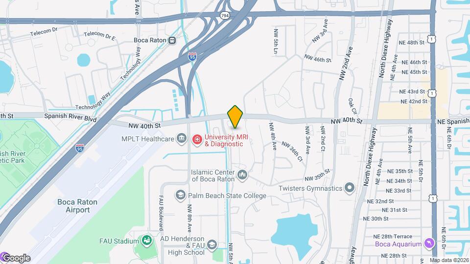 3836 NW 5th Terrace Map and Location Details