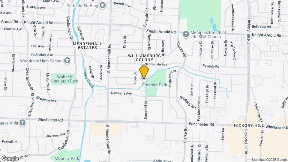 3428 Emerald St Map and Location Details