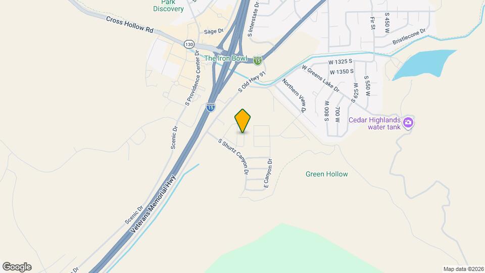 1580 S Topaz Dr Map and Location Details