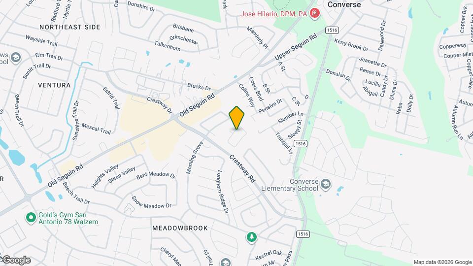 7038 Cole Creek Dr Map and Location Details