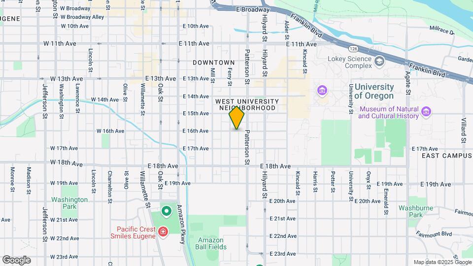 546 E 16th Ave Map and Location Details