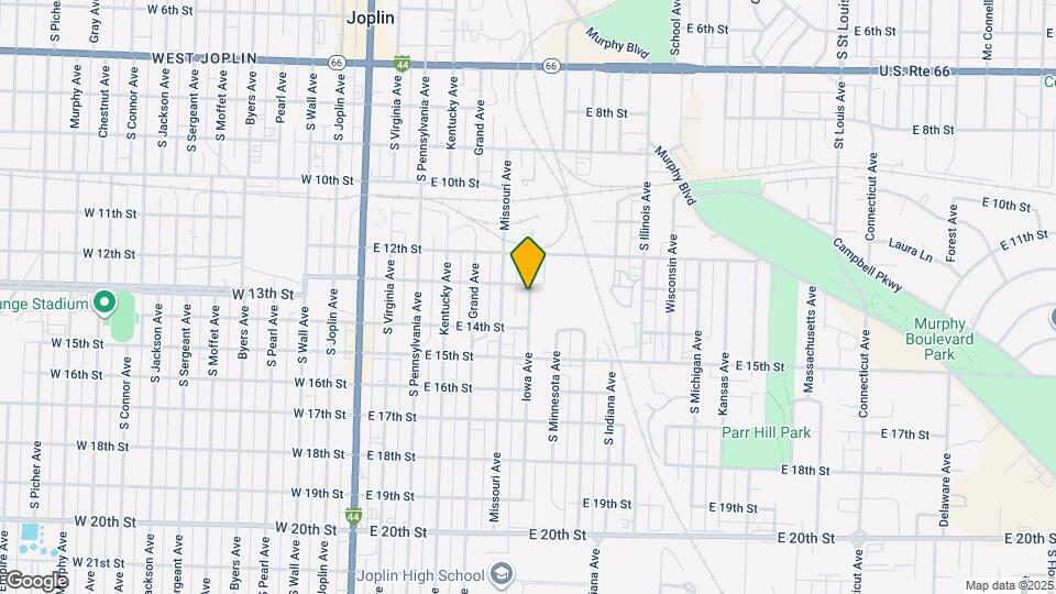 1306 Iowa Ave Map and Location Details