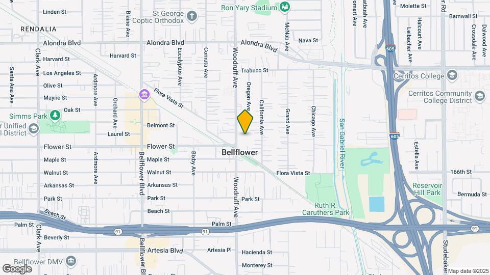 16628 Woodruff Apartments Mapa y Detalles de la Ubicación