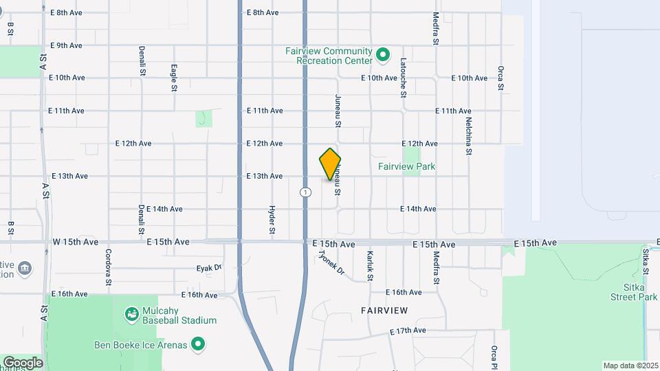 1302 Juneau St Map and Location Details