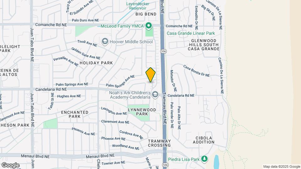 3209 Moab Ln NE Mapa y Detalles de la Ubicación