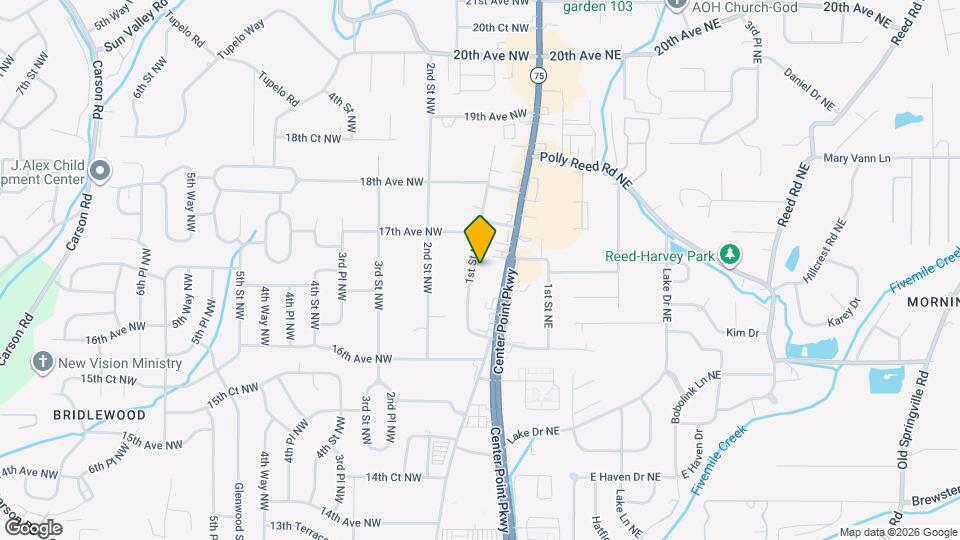 1629 1st St NW Map and Location Details