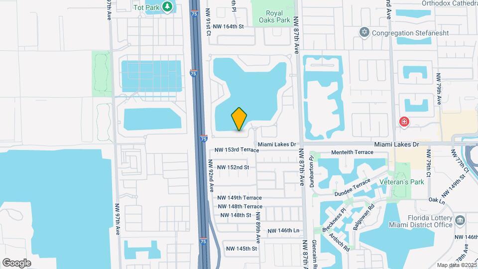 8981 NW 154th Terrace Map and Location Details