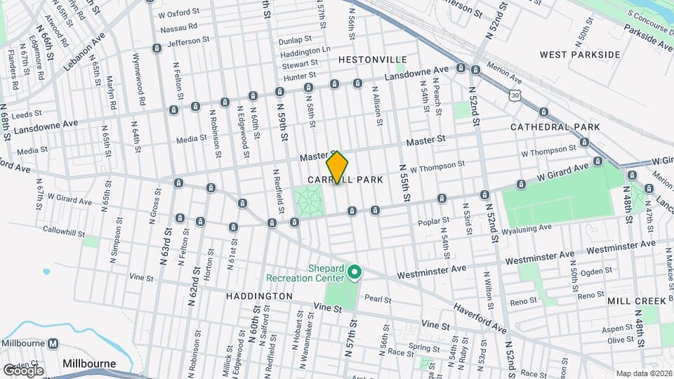 1249 N Alden St Map and Location Details