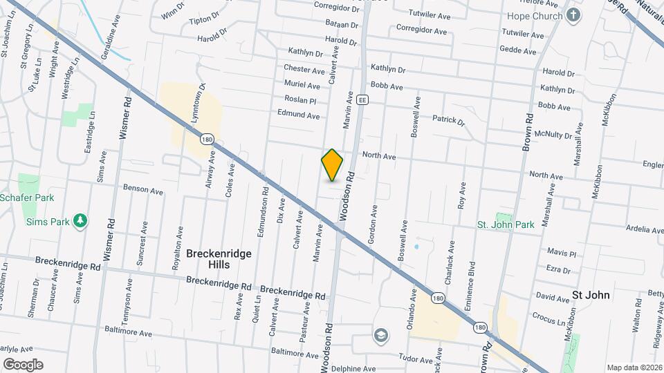 9317 Shirley Gardens Dr Map and Location Details