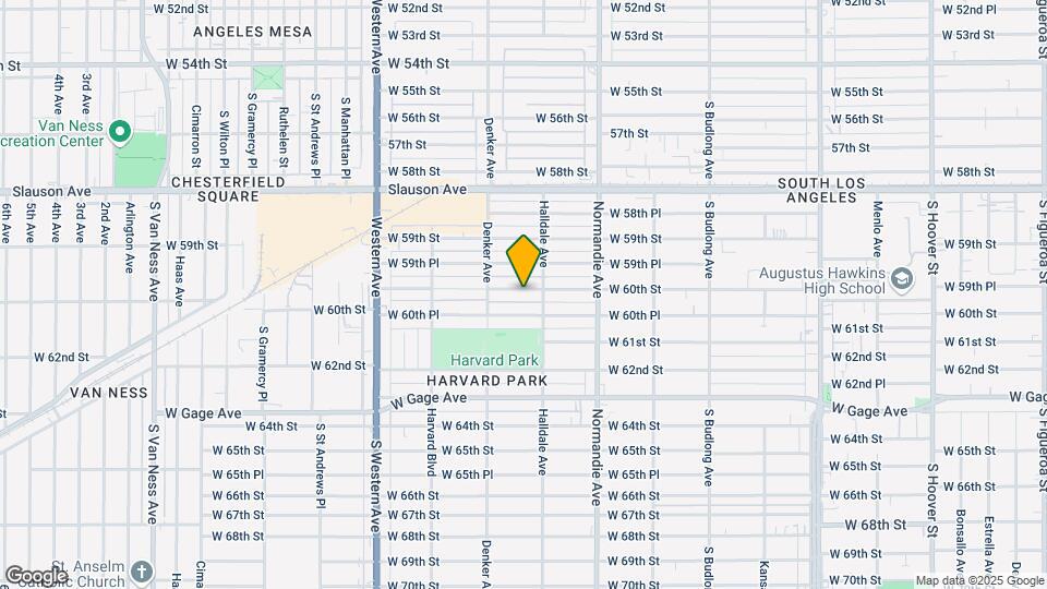 1522 W 60th St Map and Location Details