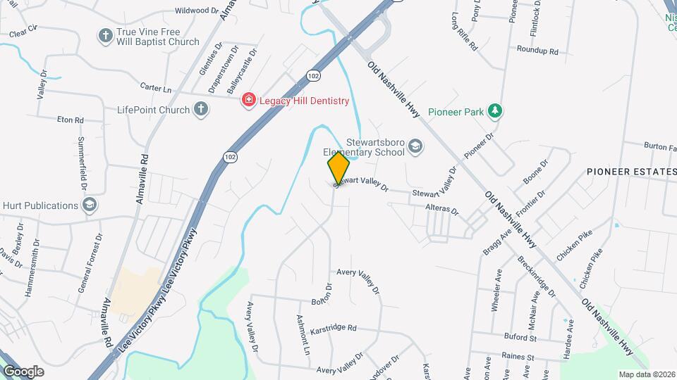 922 Stewart Valley Dr Map and Location Details