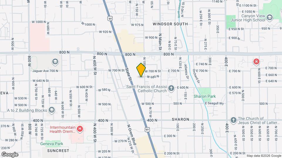 651 N 100 W Map and Location Details