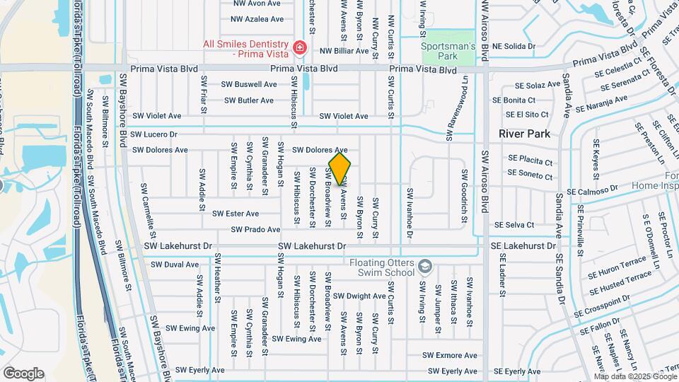 734 SW Avens St Map and Location Details