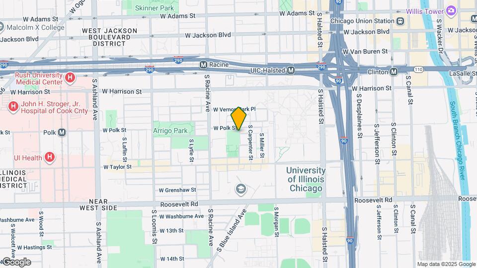 1125 S Aberdeen St Map and Location Details