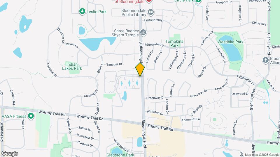 202 N Waters Edge Dr Map and Location Details