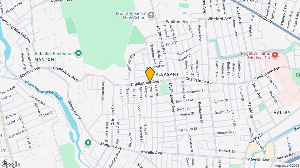 1314 Chalkstone Ave Map and Location Details