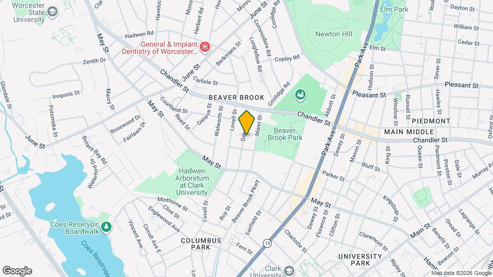 45 Deerfield St Mapa y Detalles de la Ubicación