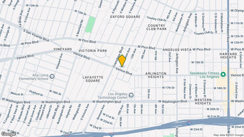 4115 Venice Blvd Mapa y Detalles de la Ubicación