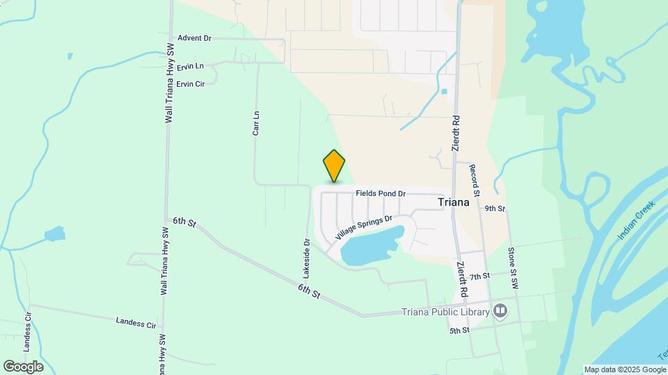 206 Fields Pond Dr Map and Location Details