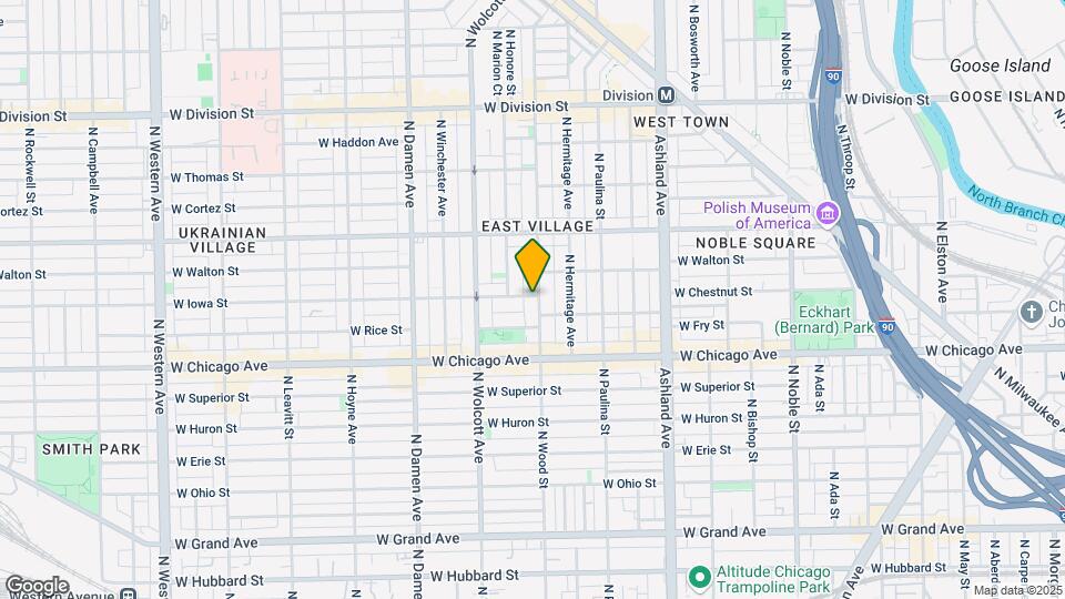 858 N Wood St Mapa y Detalles de la Ubicación