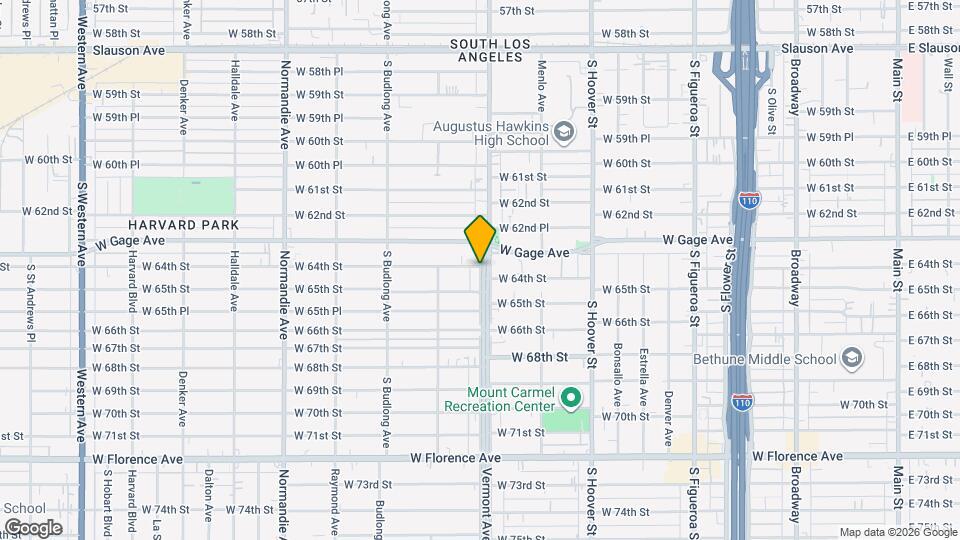 6403 S Vermont Ave, Unit 6403 S Vermont Map and Location Details