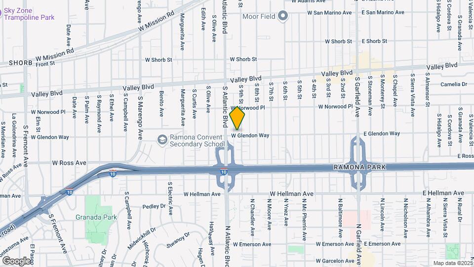 1721 S 9th St Map and Location Details
