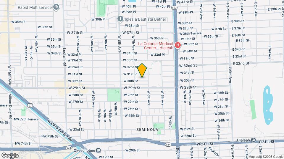 641 W 30th St Map and Location Details