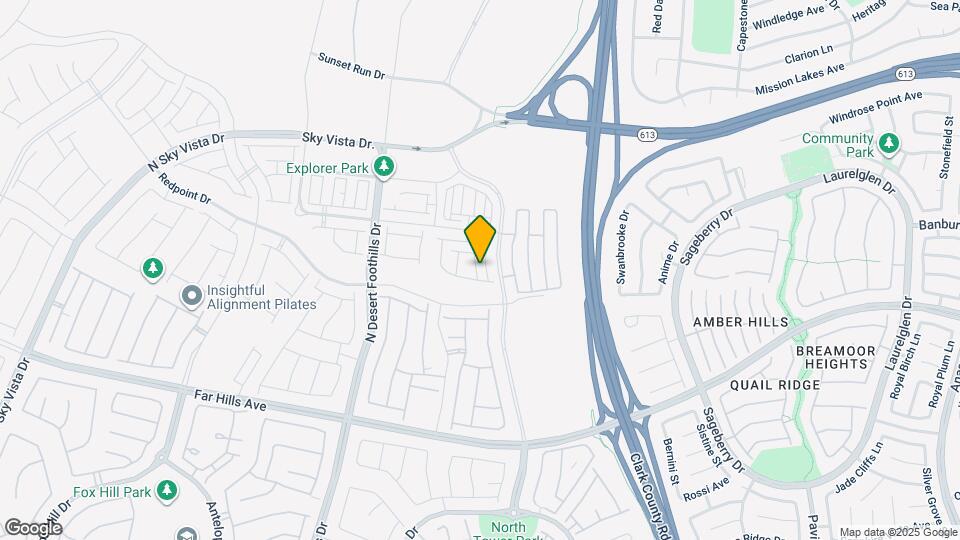 490 Fairview Hills St Map and Location Details