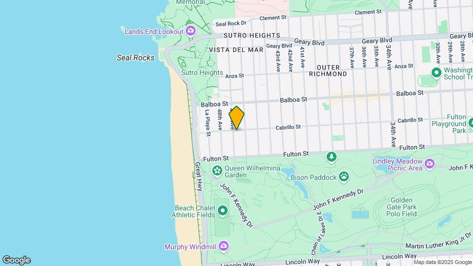 4575 Cabrillo St Mapa y Detalles de la Ubicación