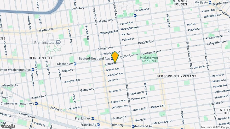 292 Clifton Place Mapa y Detalles de la Ubicación