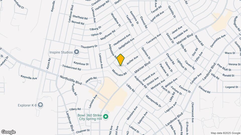 4322 Dewberry St Map and Location Details