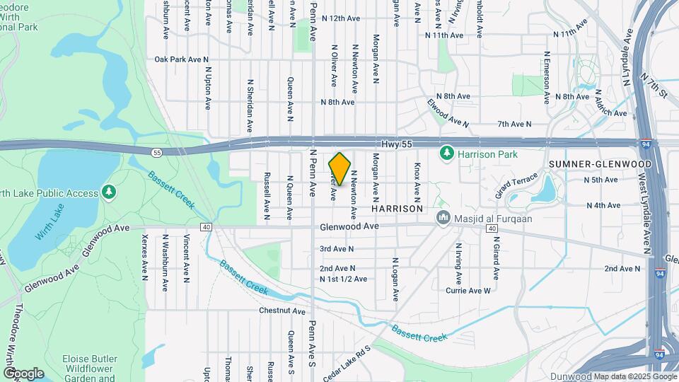 420 N Oliver Ave Map and Location Details