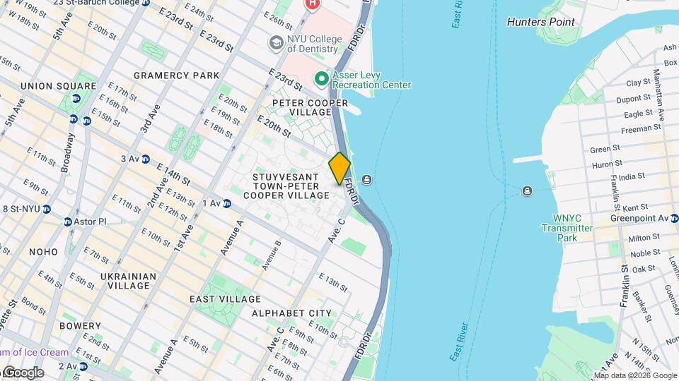 315 Avenue C Map and Location Details