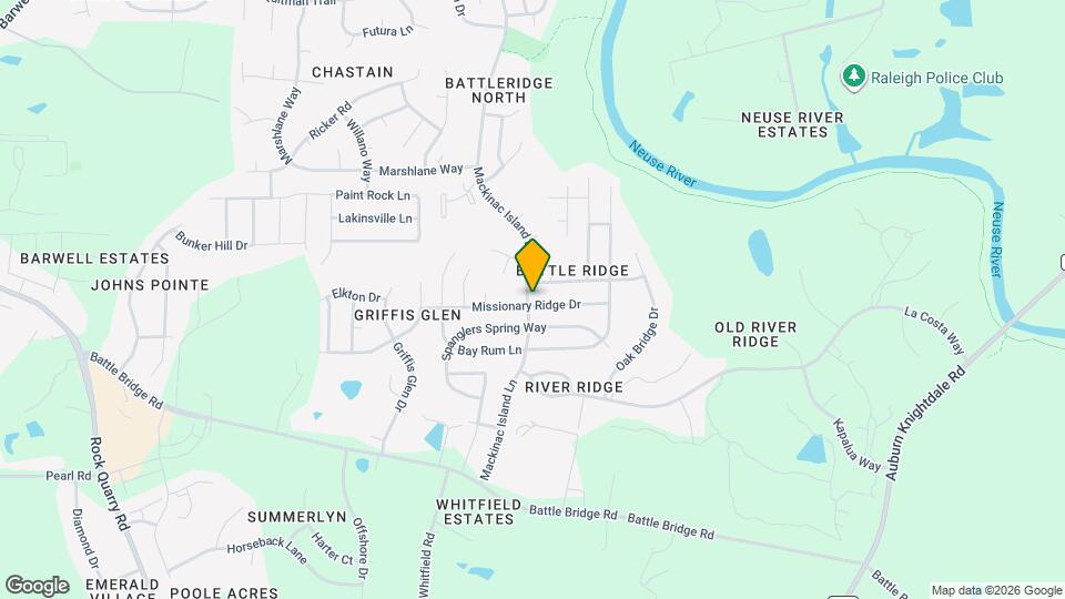 7101 Missionary Ridge Dr Mapa y Detalles de la Ubicación