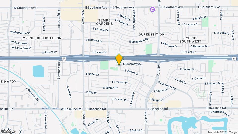 4416 S La Corta Dr Map and Location Details