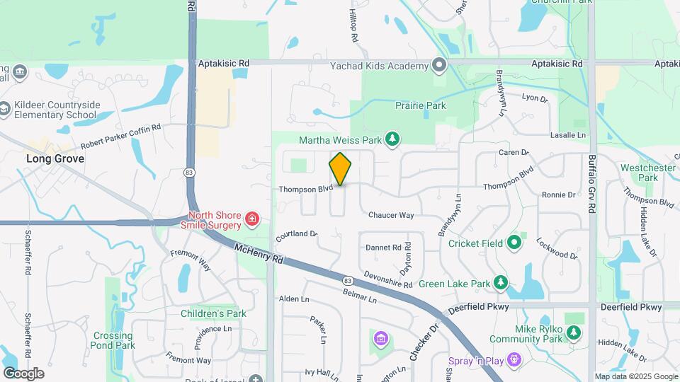 1327 Larchmont Dr Mapa y Detalles de la Ubicación