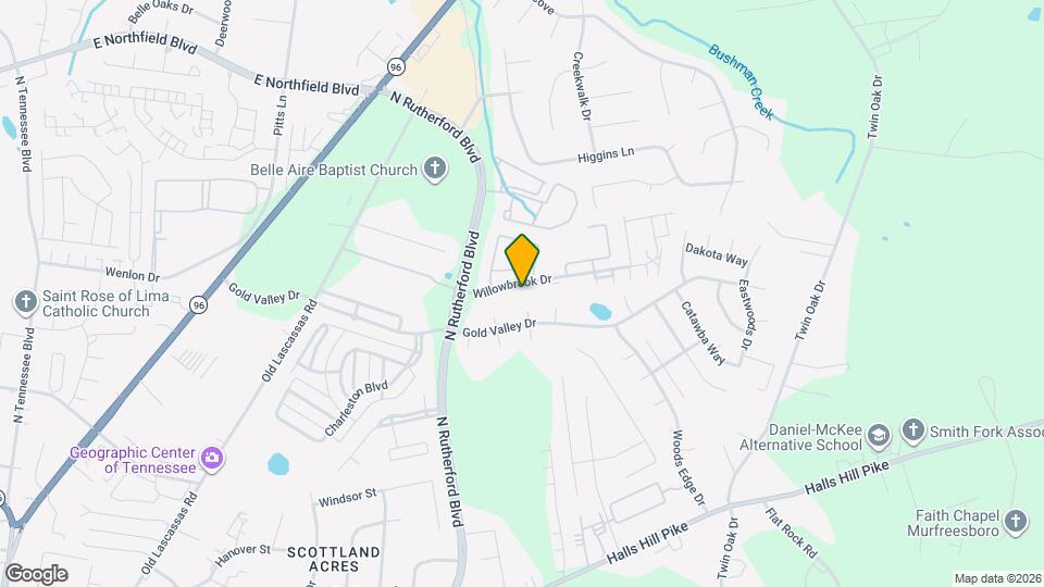 2344 Willowbrook Dr Map and Location Details