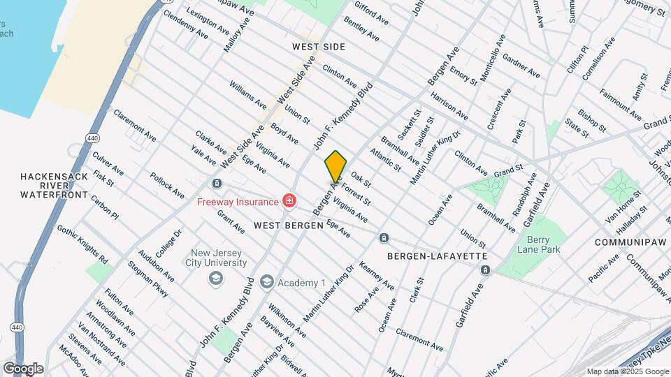 364 Bergen Ave, Unit 3 Map and Location Details